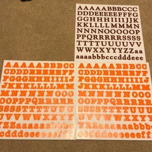 Creative Memories sticker abc/123